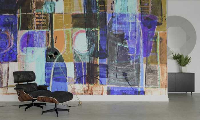 Photo murale intissé impression numérique Tableau Living cognac