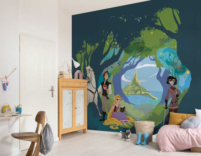 Photo murale intissé impression numérique Tangled
