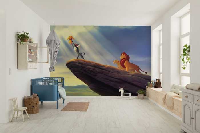 Photo murale intissé impression numérique Disney The Lion King The New King