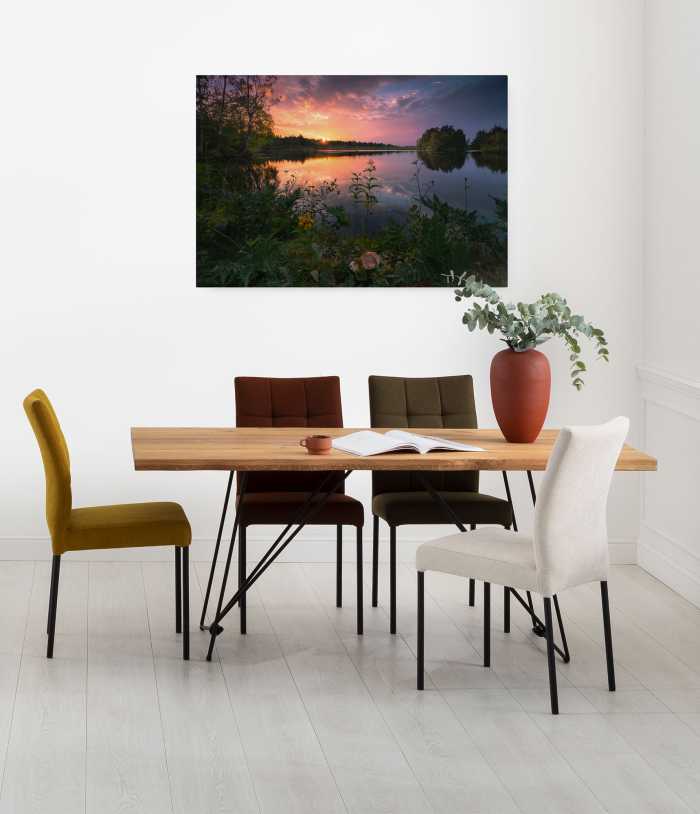 Tableau intissé Abends in Schweden