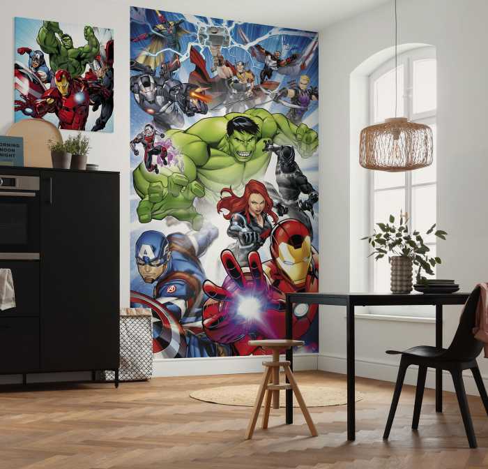 Photo murale intissé impression numérique Marvel Avengers Protect