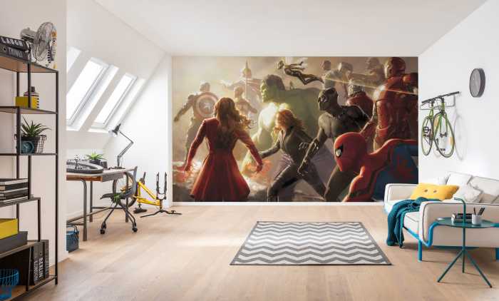 Photo murale intissé impression numérique Avengers Final Battle