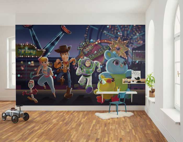 Photo murale intissé impression numérique Disney and Pixar Toy Story Team