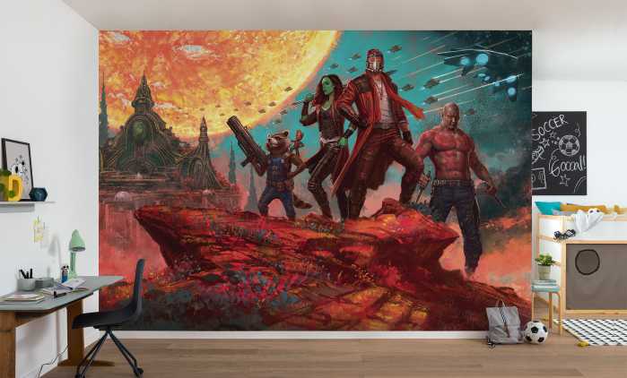 Photo murale intissé impression numérique Guardians of the Galaxy Panorama
