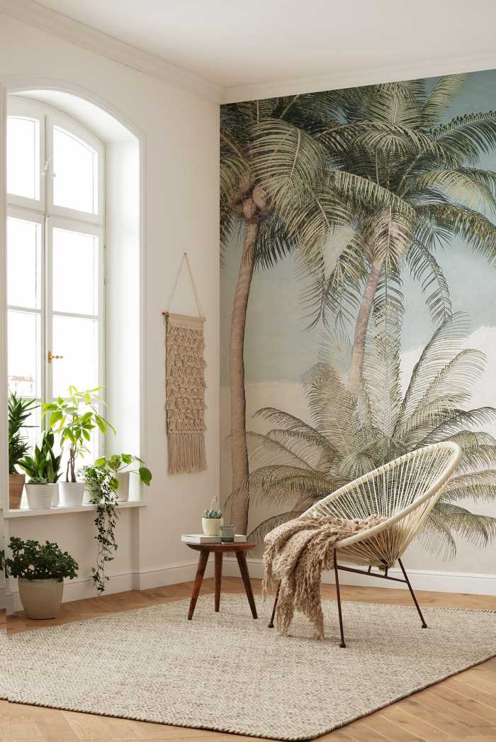 Photo murale intissé impression numérique Palm Oasis