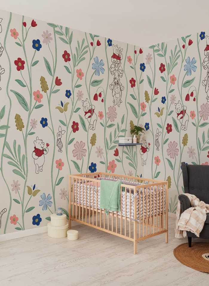 Papier peint Disney Winnie the Pooh Blossom Friends