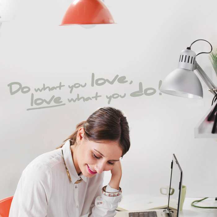 Sticker mural Do what you love