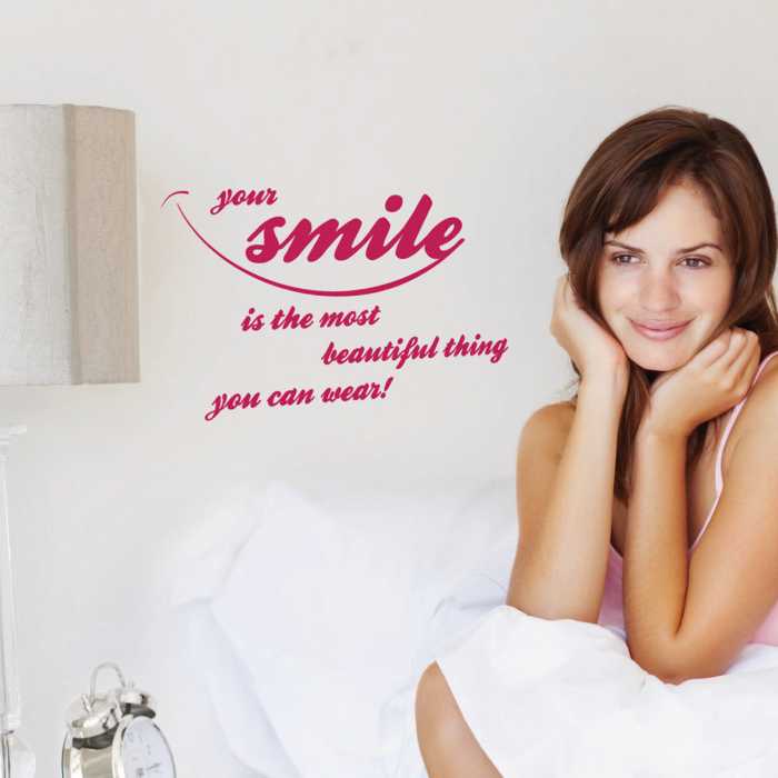 Sticker mural Your smile