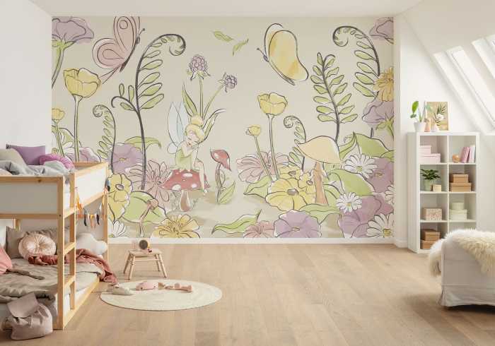 Photo murale intissé impression numérique Disney Tinker Bell Infant