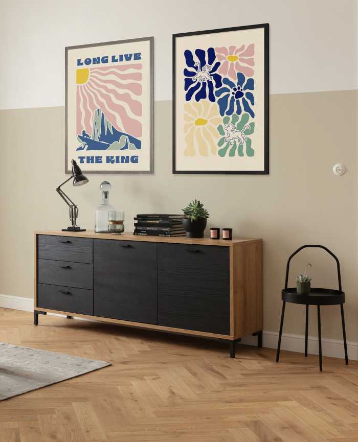 Affiche d'art Disney The Lion King Pride Rock