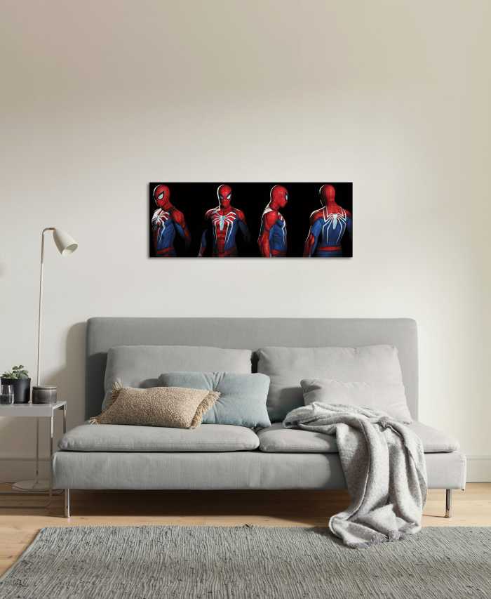 Toile Imprimé Marvel Spider-Man Portrait Photos