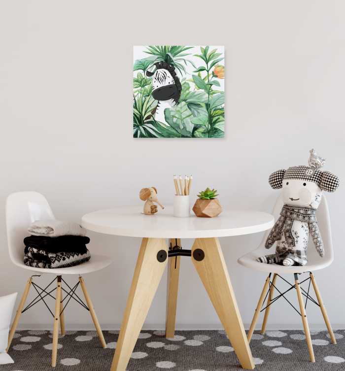 Tableau intissé Lost Zebra