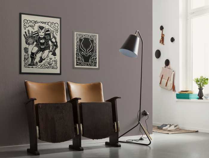 Affiche d'art Marvel Black Panther Lino-Cut Helmet