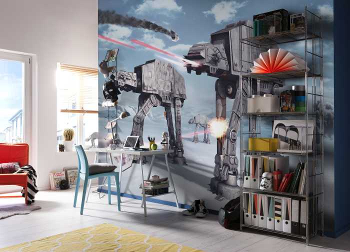 Photo murale intissé impression numérique Star Wars Battle of Hoth