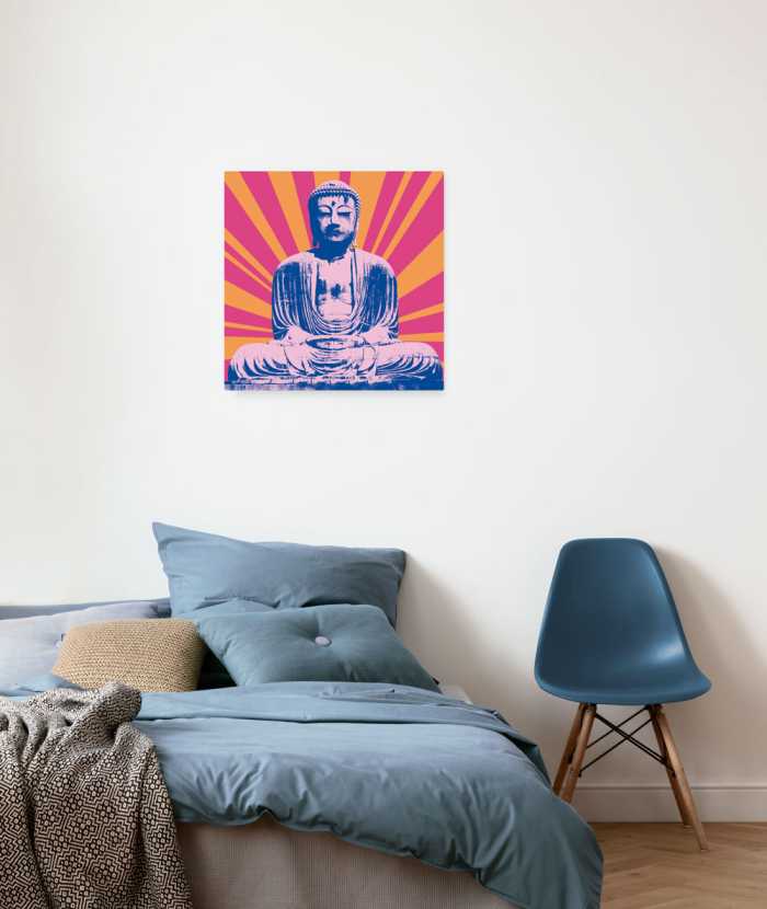 Tableau intissé Hippie Buddha