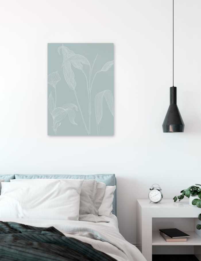 Tableau intissé Minty Green