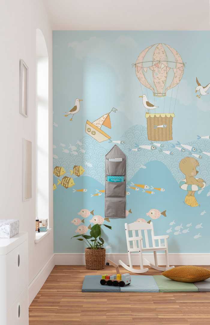 Photo murale intissé impression numérique Wavy Venture