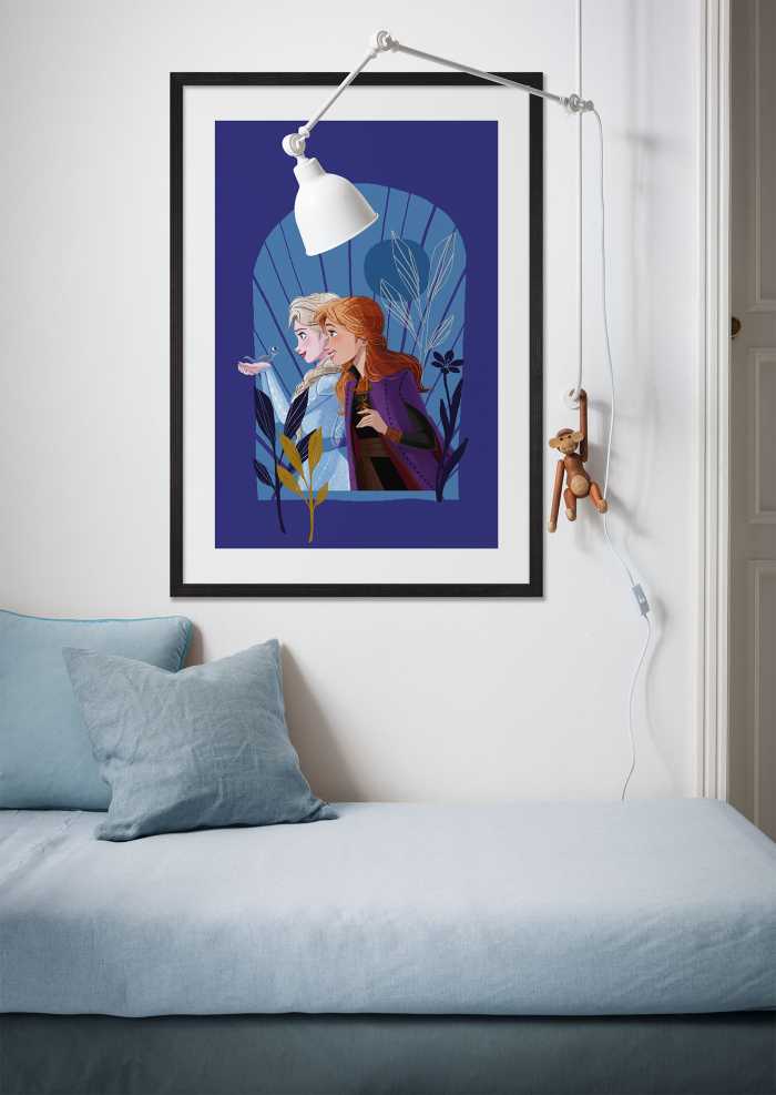 Poster d'art Frozen Mockingbird
