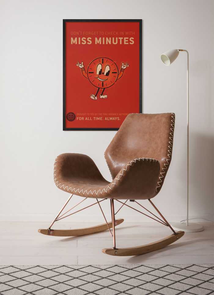 Poster d'art Loki Miss Minutes