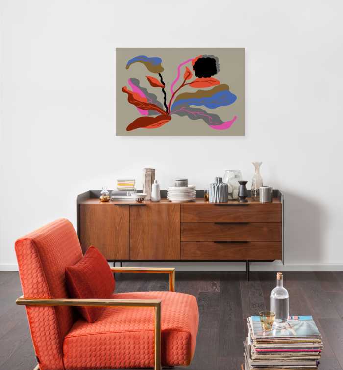 Tableau intissé Flirt