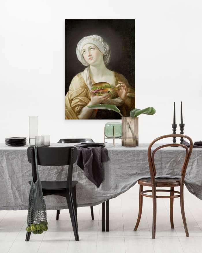 Tableau intissé Heal-thy Burger