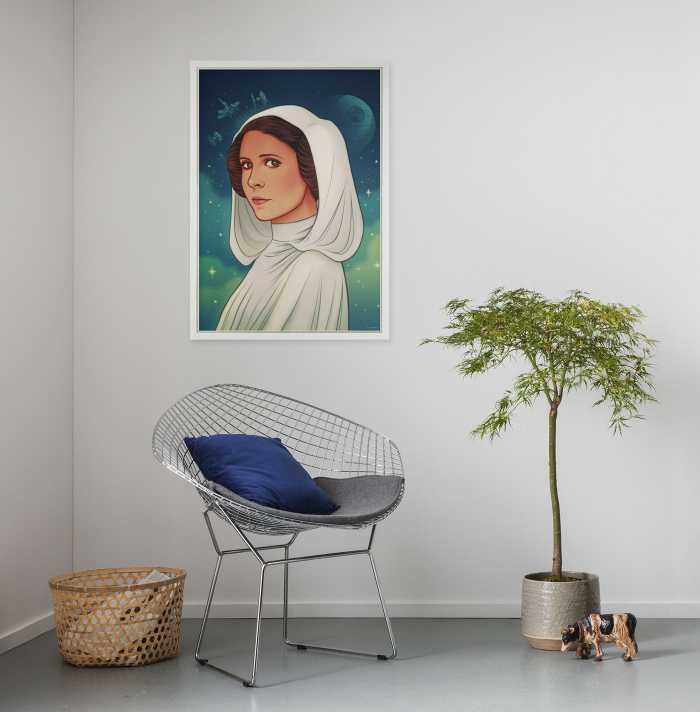 Poster d'art Star Wars - Princess of Alderaan