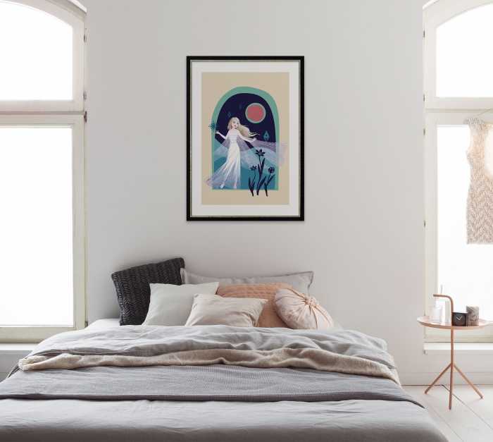 Poster d'art Frozen Nocturnal Stroll