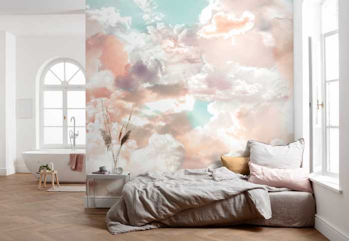 Photo murale intissé impression numérique Mellow Clouds