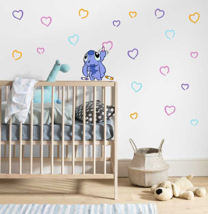 Sticker mural Disney Stitch Artist