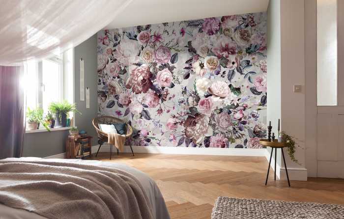 Photo murale intissé impression numérique Lovely Blossoms