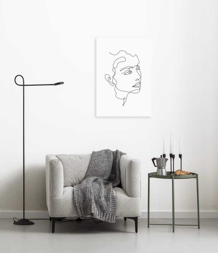 Tableau intissé Sketch me