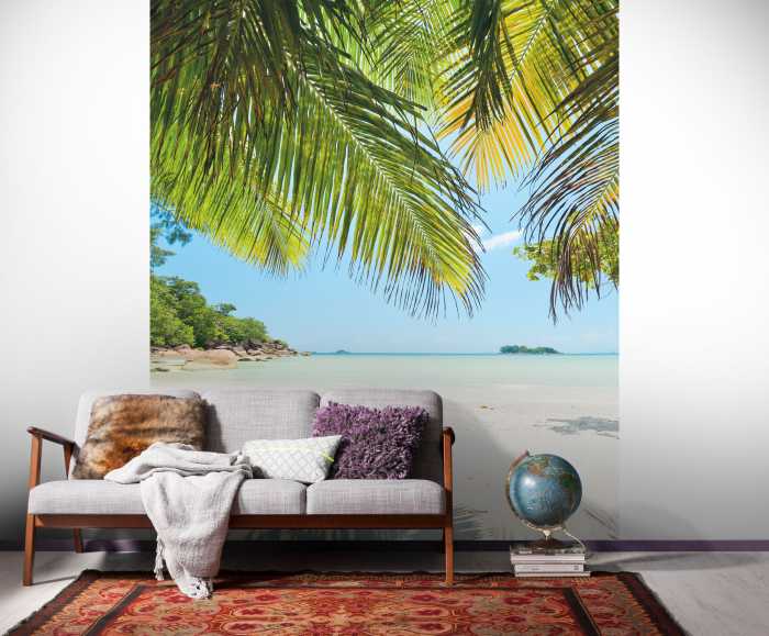 Photo murale intissé impression numérique Under The Palmtree