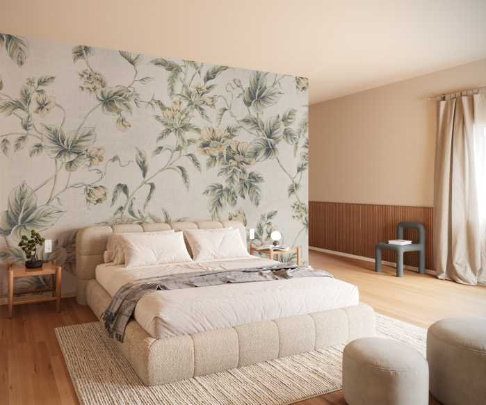 Intissé Standard Peachy Flora