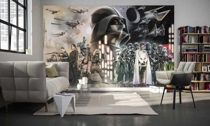 Photo murale intissé impression numérique Star Wars Collage