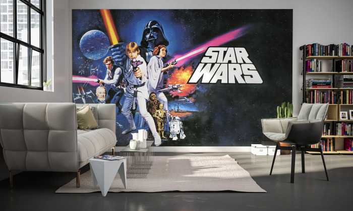 Photo murale intissé impression numérique Star Wars Poster Classic 1
