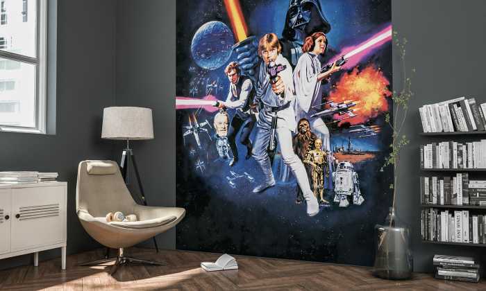 Photo murale intissé impression numérique Star Wars Poster Classic 1