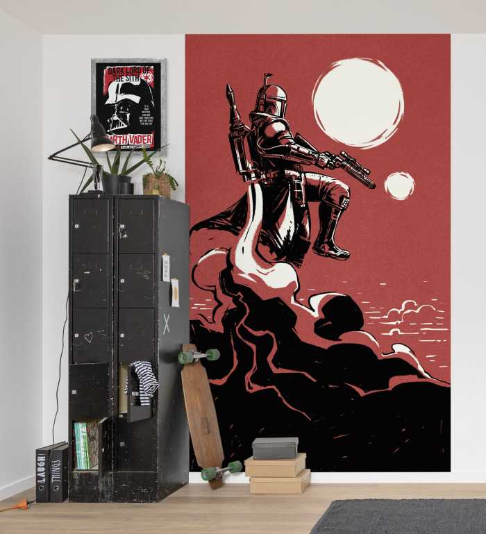 Photo murale intissé impression numérique Star Wars Boba Fett The Bounty Hunter