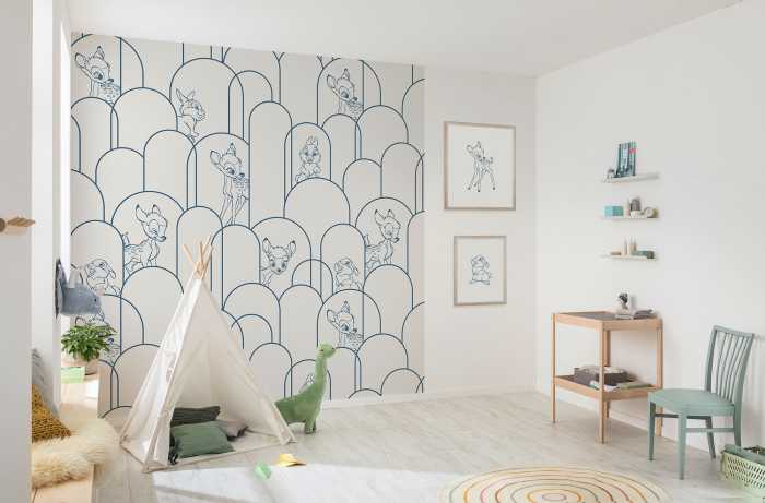 Photo murale intissé impression numérique Hide away Bambi