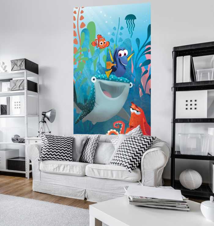 Photo murale intissé impression numérique Finding Dory Aquarell