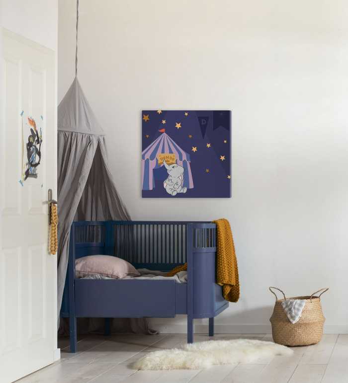 Tableau intissé Starry Night with Dumbo