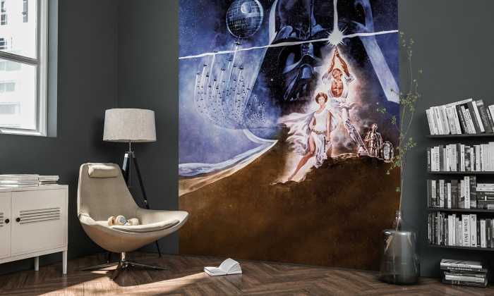 Photo murale intissé impression numérique Star Wars Poster Classic 2