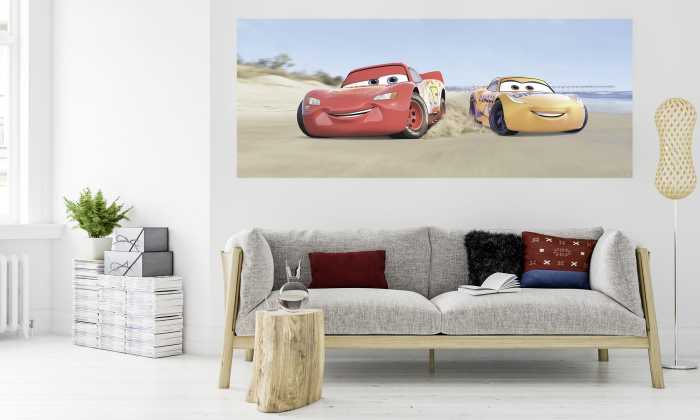 Panneau sur intissé  Cars3 Beach