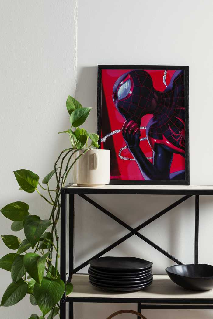 Affiche d'art Marvel Spider-Man Pondering