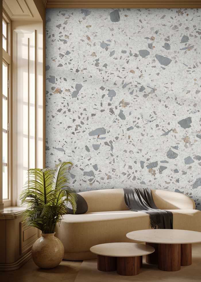 Photo murale intissé impression numérique Terrific Terrazzo