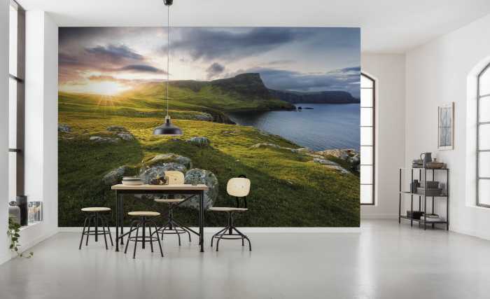 Photo murale intissé impression numérique Scottish Paradise