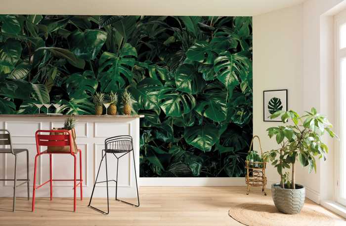 Photo murale intissé impression numérique Tropical Wall