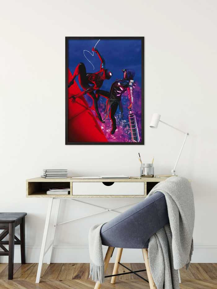 Affiche d'art Marvel Spider-Man Fight