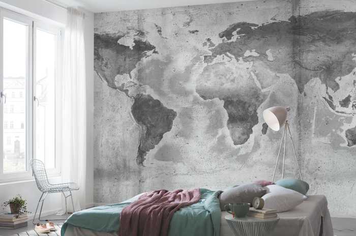 Photo murale intissé impression numérique Concrete World