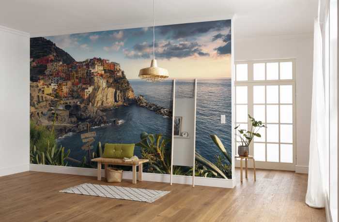 Photo murale intissé impression numérique The Picturesque Village