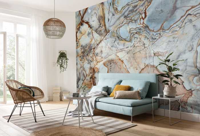 Photo murale intissé impression numérique Marble